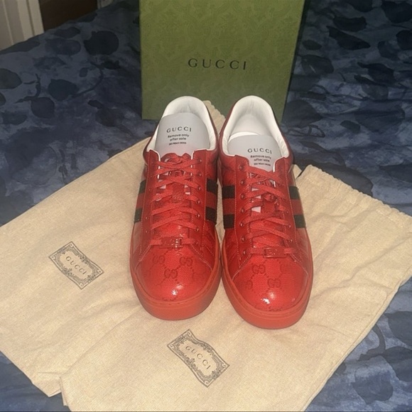 Gucci Ace GG Crystal Canvas for Men’s - Picture 3 of 12